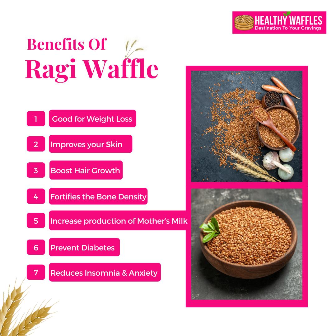 Chocolate Ragi Waffle & Pancake Mix 1Kg