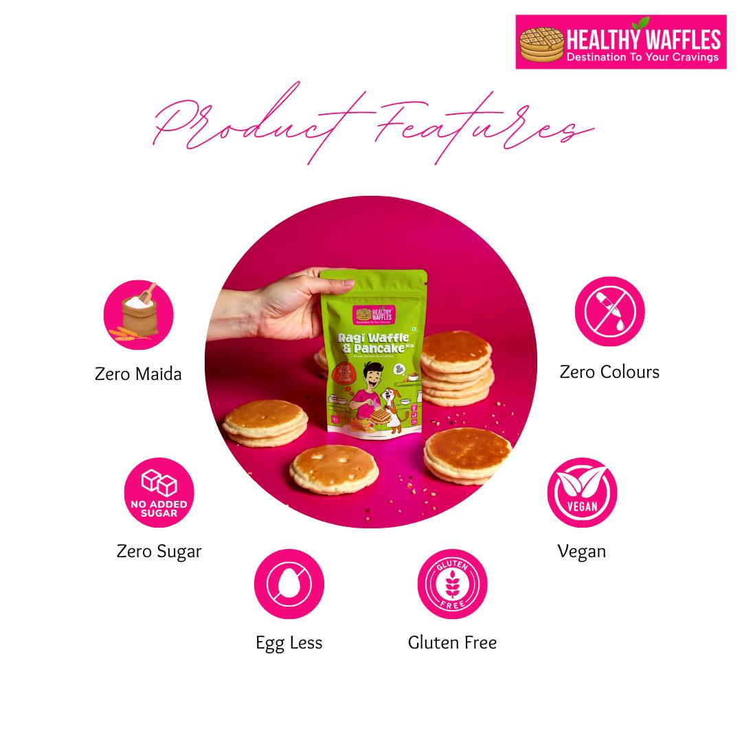 Chocolate Ragi Waffle & Pancake Mix