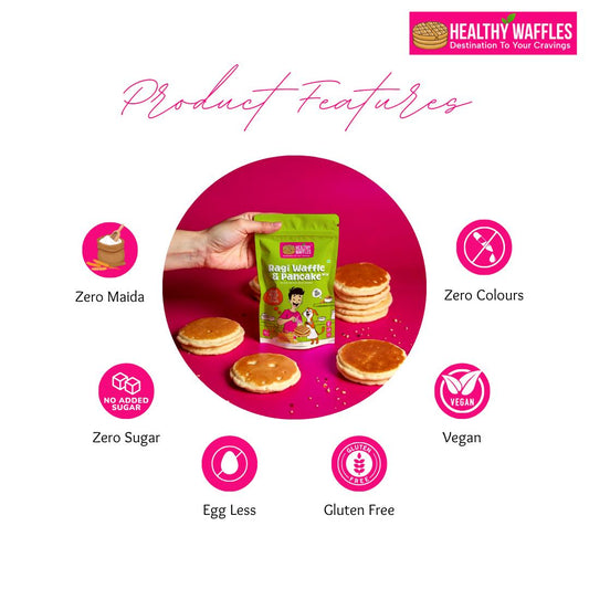 Chocolate Ragi Waffle & Pancake Mix